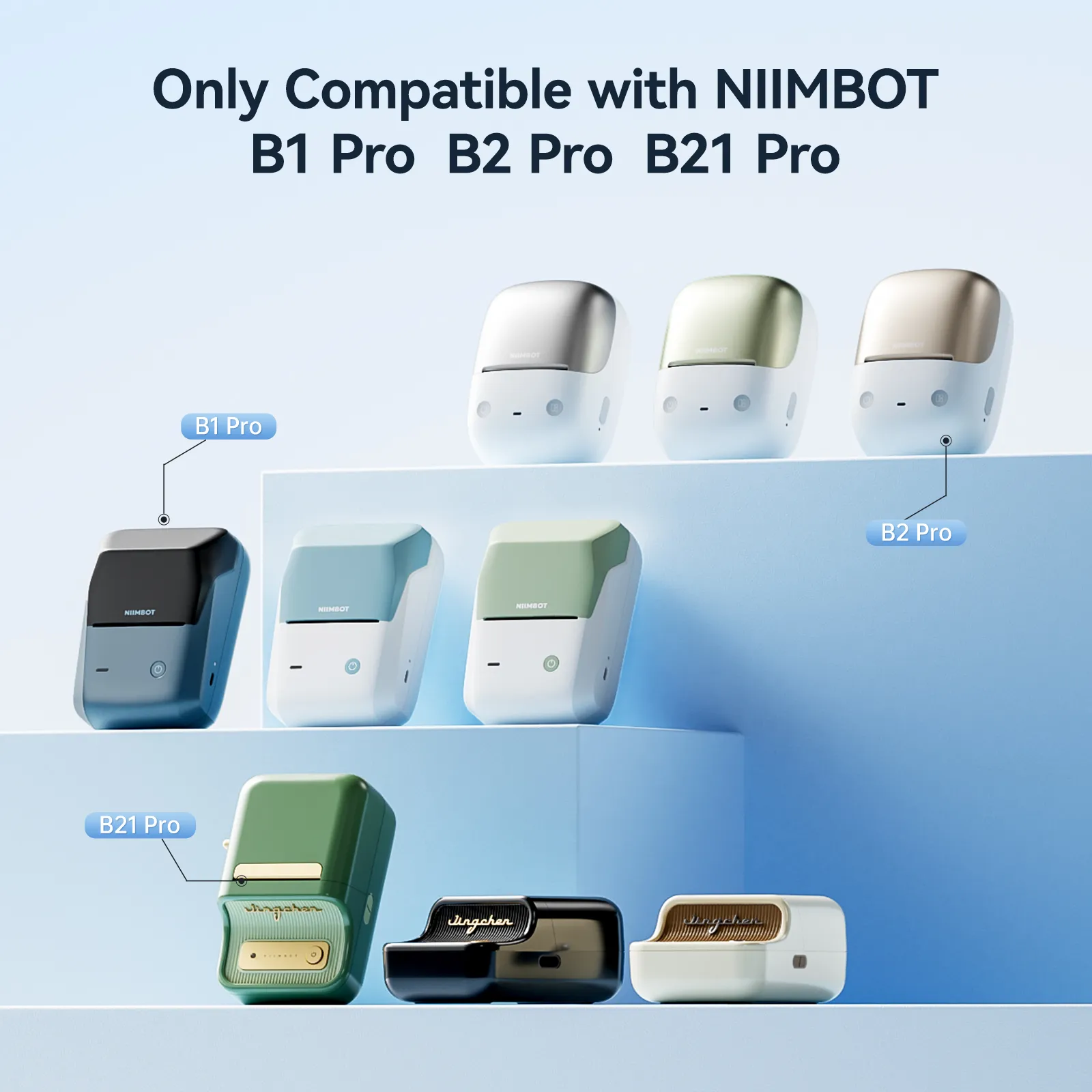 Red&Black Labels Only for B21 Pro, B1 Pro, B2 Pro