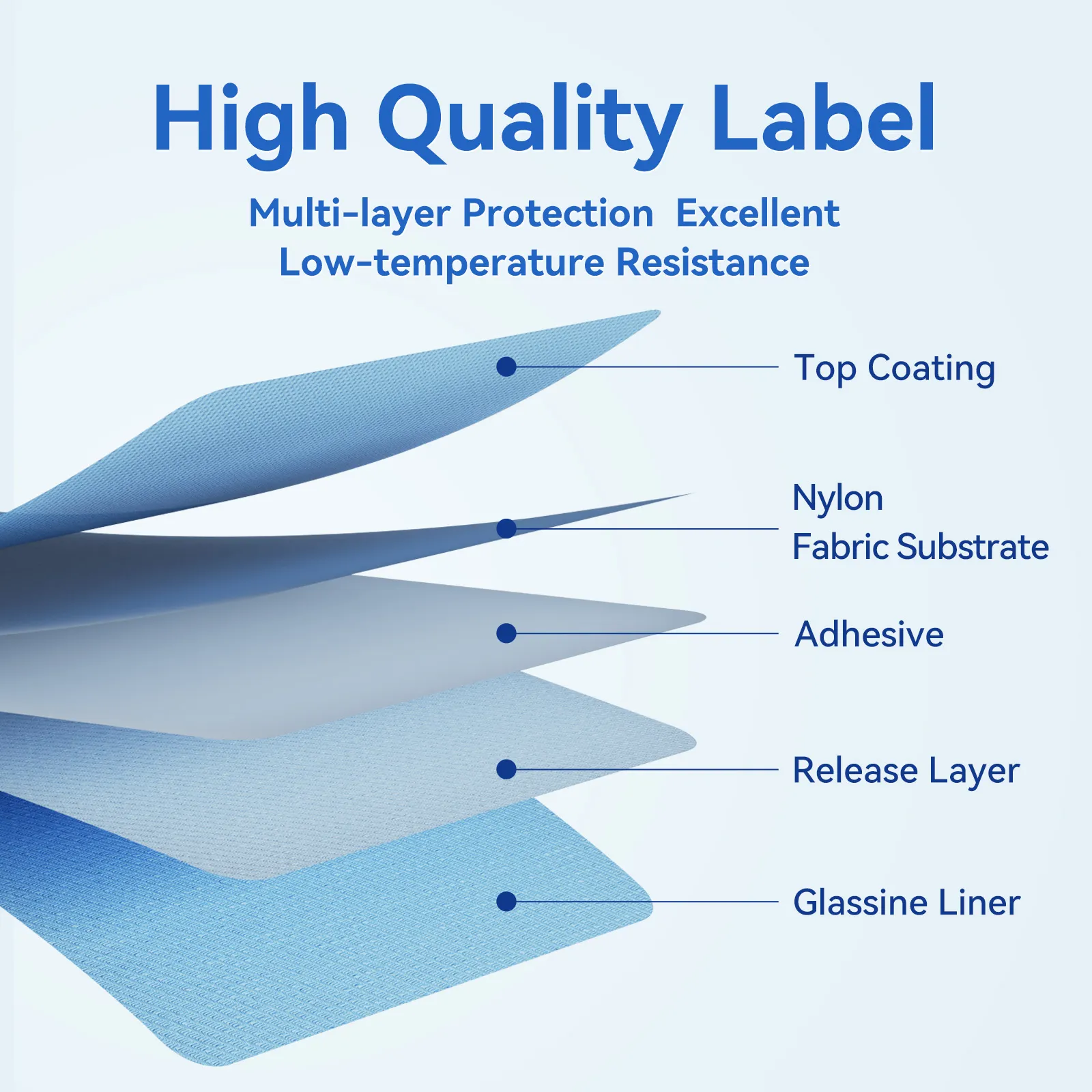 NIIMBOT Liquid Nitrogen Label Stickers for N1,  -196°C Low Temperature Resistant
