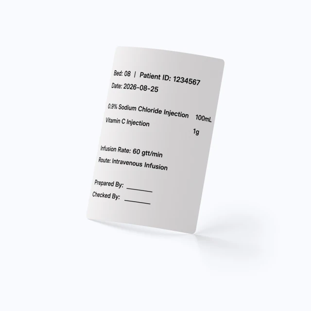 Large labels consumable