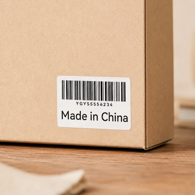 Barcode consumable in use