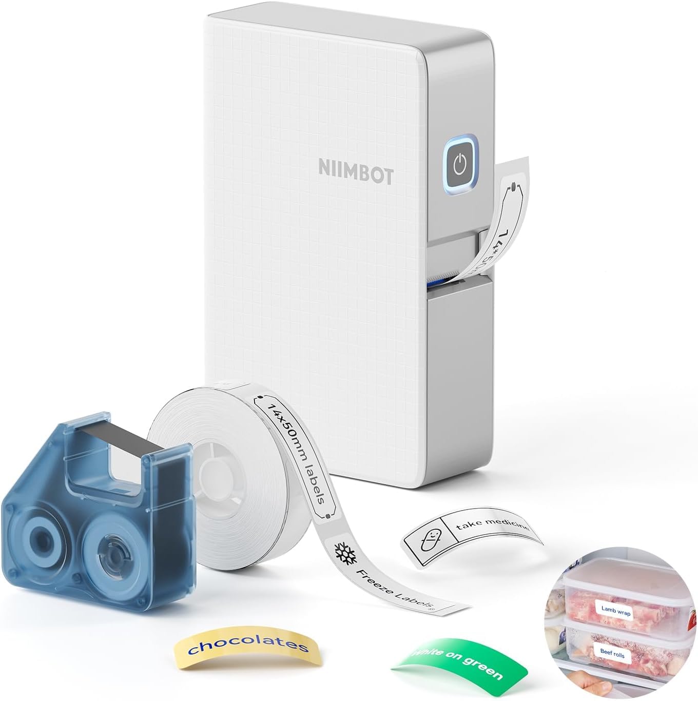 NIIMBOT N1 0.5 Inch Thermal Transfer Portable Bluetooth Label Maker